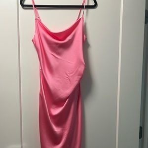 Light pink slip dress